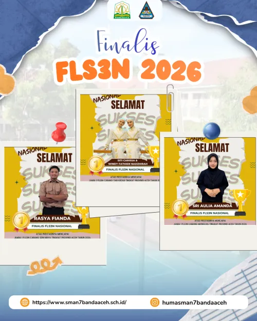 SMAN 7 Banda Aceh Raih Prestasi FLS3N  Tingkat Provinsi, Siap Melaju ke Nasional!