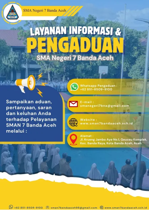 Layanan Informasi dan Pengaduan SMAN 7 Banda Aceh